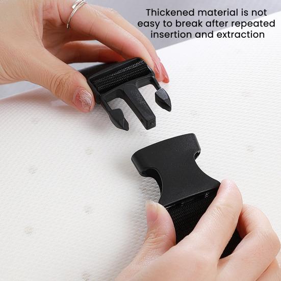 2 шт. Латексный матрас Обвязочный ремень Регулируемая длина Пряжка быстрого сброса Сверхпрочный Многоцелевой Чемодан Багажный ремень Упаковочная стропа