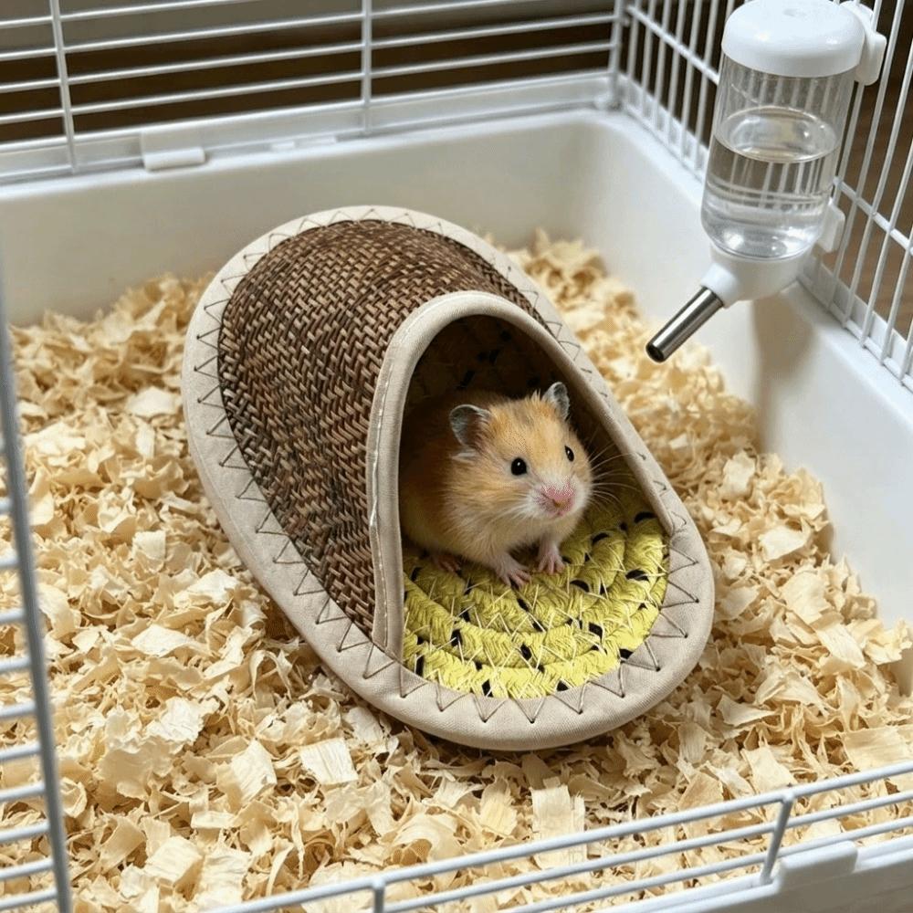 Breathable Hamster Cool Nest Wear Resistant Small Pet Bed Durable Pet Cave Nest Pet Resting