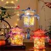Handmade Children’s Chinese Style Mid-Autumn Traditional Lantern with Luminous Projection