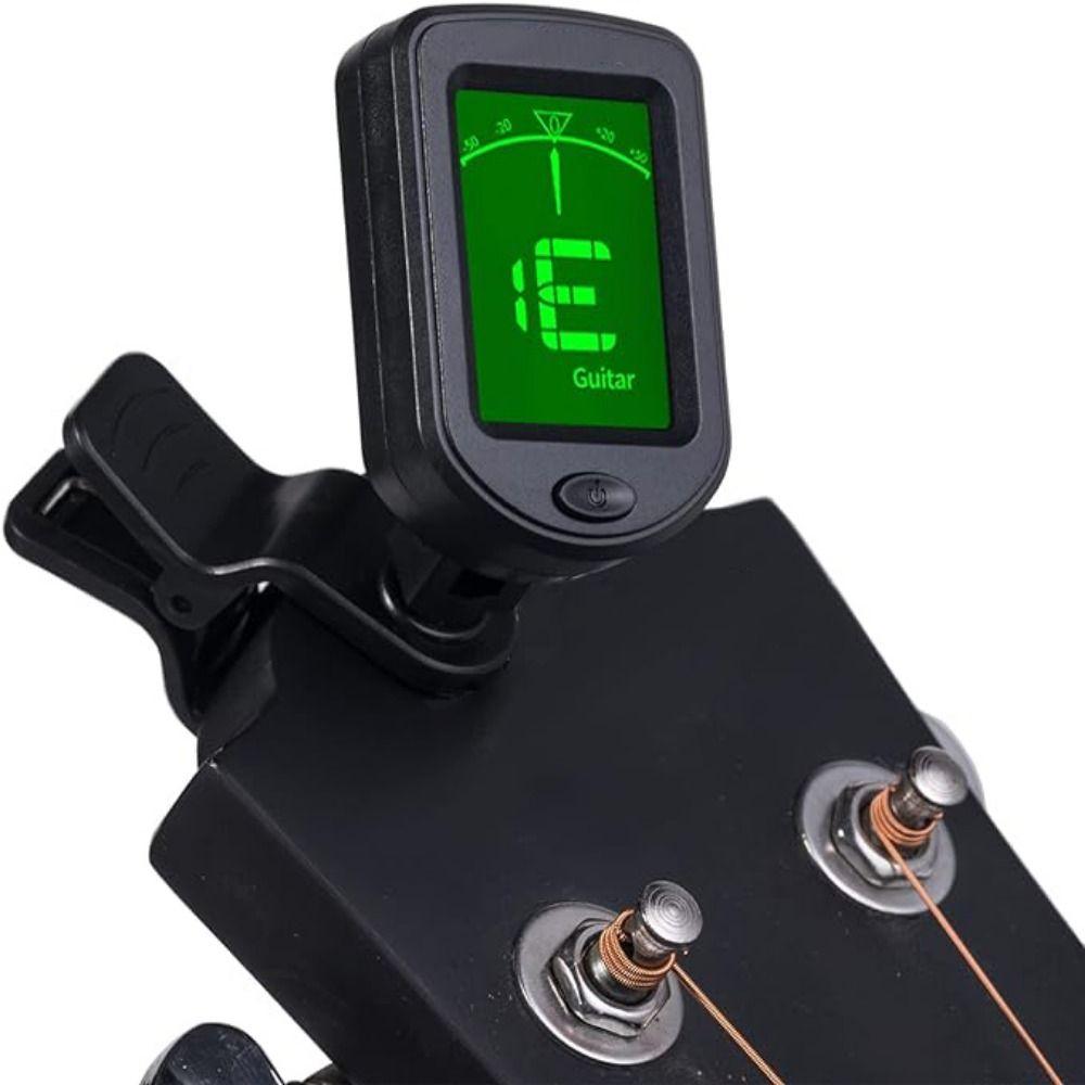 Прищепка-тюнер для гитары Мини-аксессуар для гитары Надежный тюнер для струнных инструментов Все инструменты