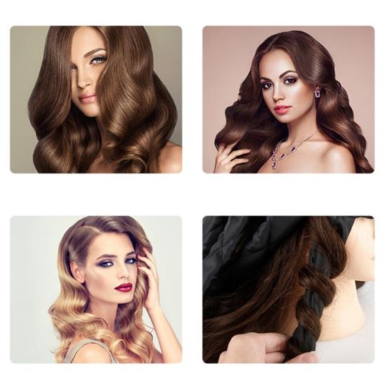 Без нагрева щипцы для завивки волос с регулируемым ремешком для женщин, спящих ночью, восемь когтей, повязка на голову, щипцы для завивки, мягкие бигуди для ленивых девушек, длинные волосы, завивка