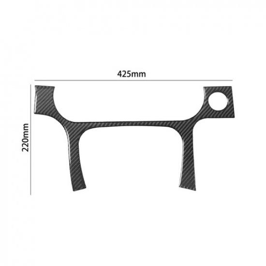 Carbon Fiber Interior Dashboard Edge Cover Trim For Land Rover Discovery Sport