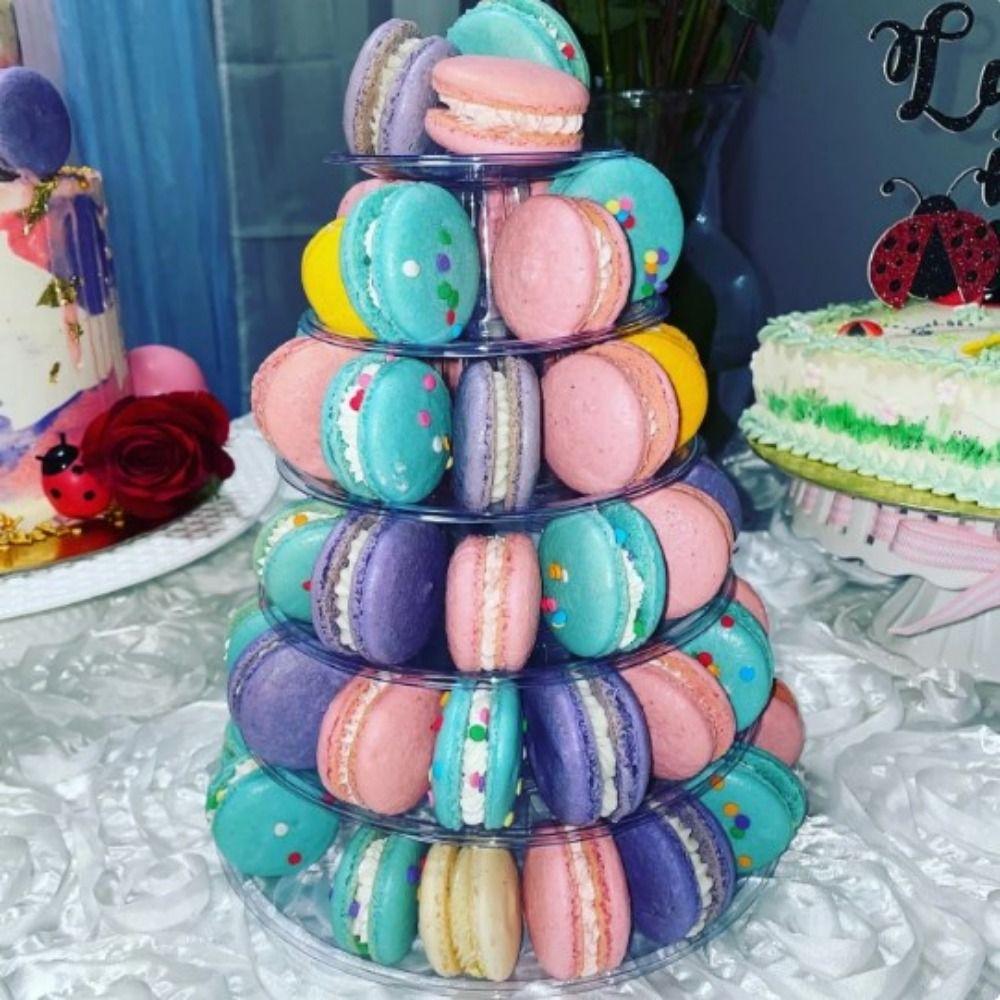 Food Grade Macaron Display Stand Clear Cake Placing Rack Cupcake Tower Rack  Wedding Decor