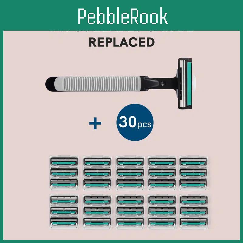 Manual Shaver Double-layer Portable Razor For Men