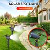 Solar Spotlights Outdoor 9 LEDs Waterproof Adjustable Solar Powered Landscape Spotlights IP65 Waterproof Solar Garden Lights