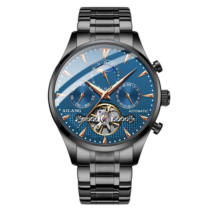 AILANG Новые часы Мужские механические часы Студенческие полностью автоматические механические мужские часы