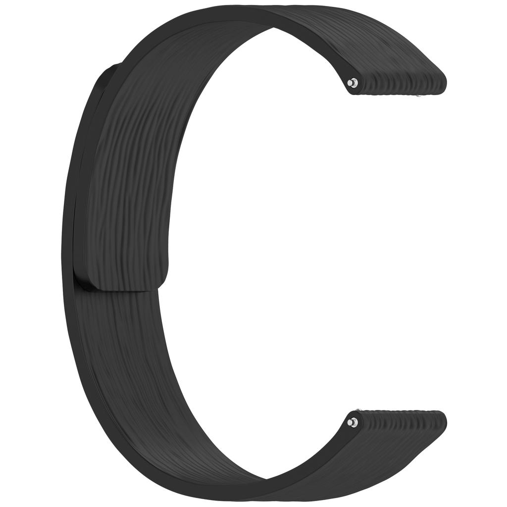 22mm Striped Silicone Strap for Huawei Watch GT 6/5/5 Pro/4 46mm/Watch Ultimate/Ultimate 2 Magnetic Watch Band