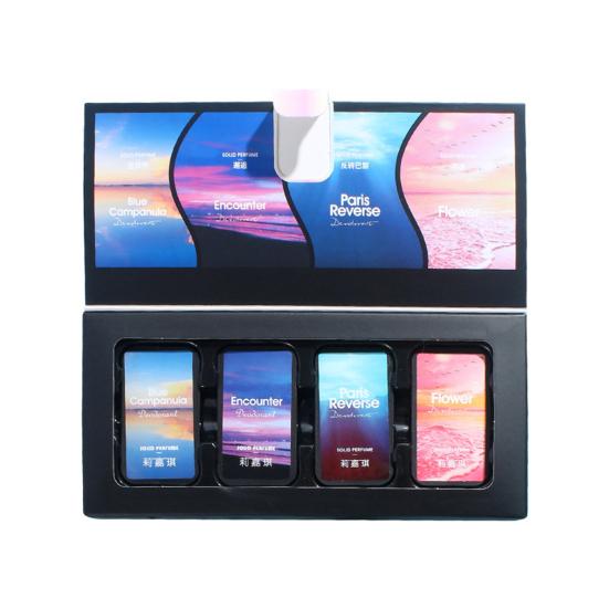 Натуральные ингредиенты, не вызывающий раздражения аромат, портативный унисекс твердый парфюмерный набор