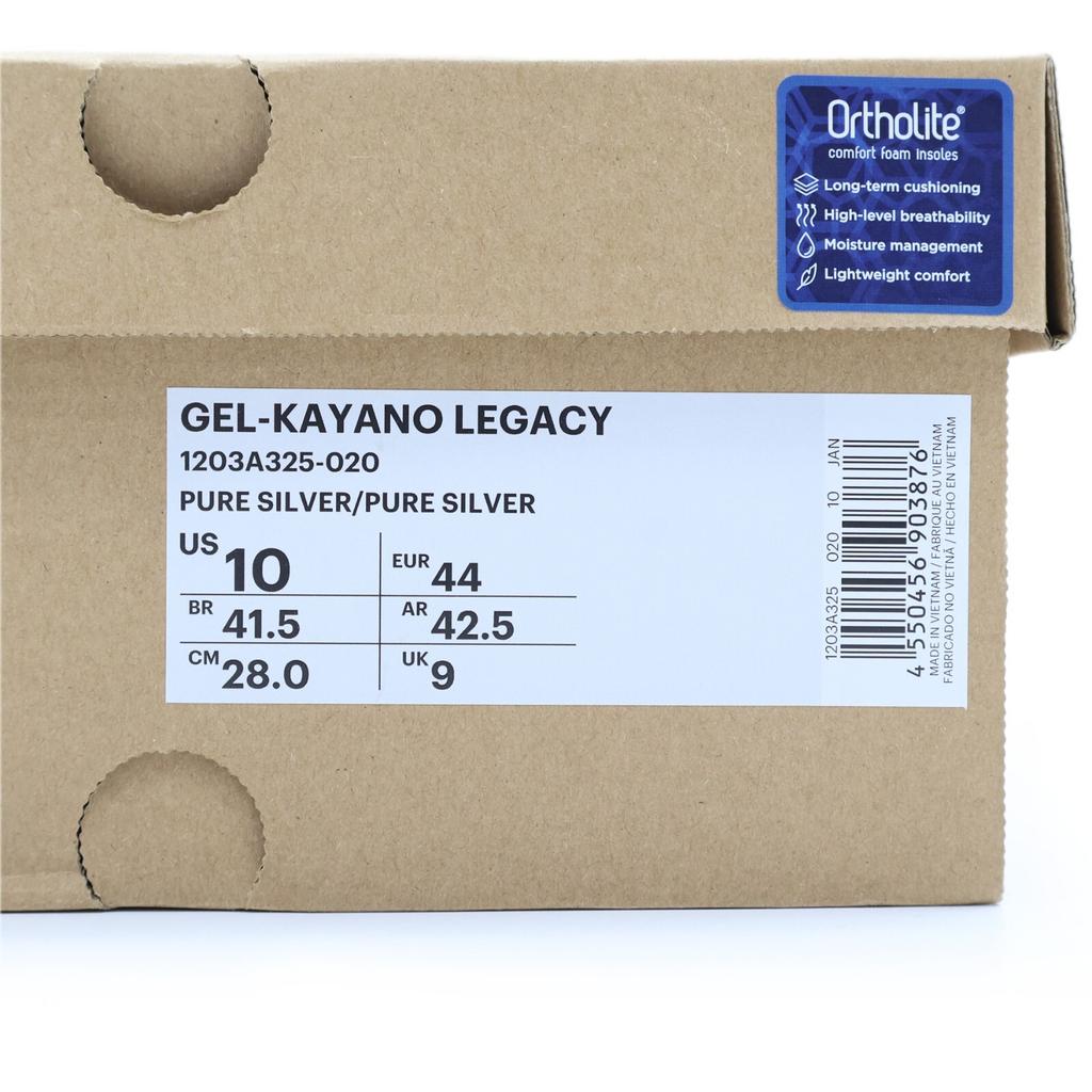 1203A325-020 Asics Gel-Kayano Legacy Чистое Серебро Черный Серый (Мужской)