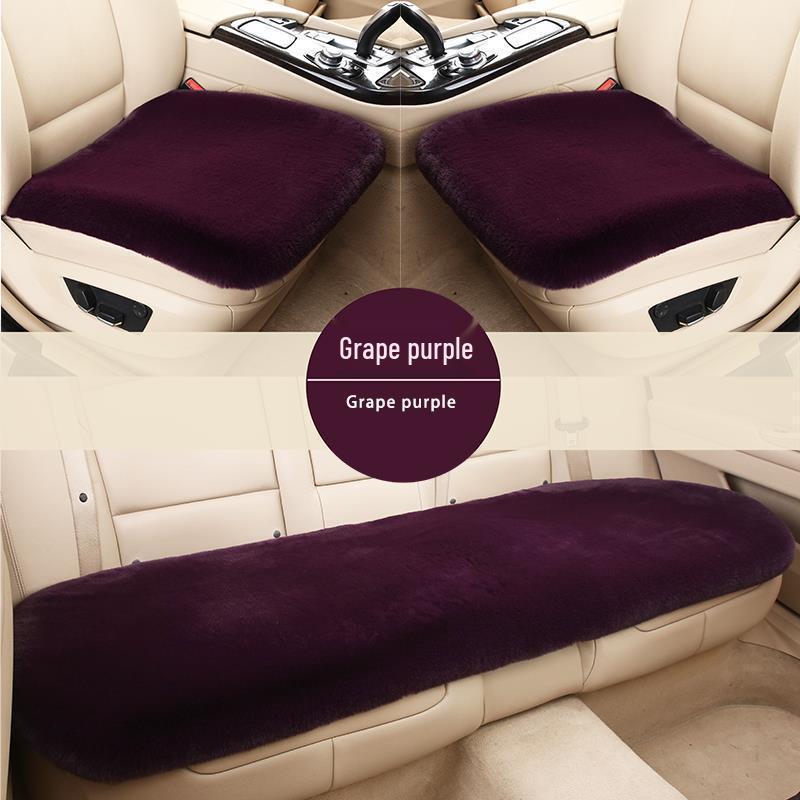 Универсальный плюшевый шерстяной комплект подушек для сидений автомобиля для Dongfeng Nissan Livina - Зимний теплый, трехкомпонентный