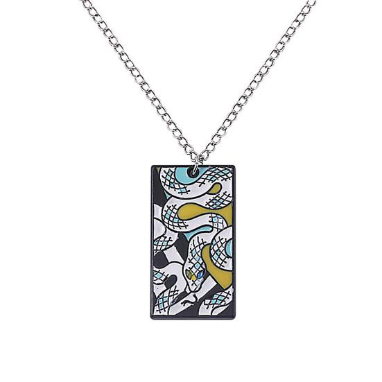 Убийца демонов, призрачный клинок, кулон, ожерелье в стиле аниме, колье, мультяшные украшения для косплея