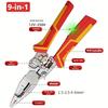 Клещи для зачистки проводов 8 в 1 с тестером напряжения Универсальные клещи для зачистки проводов с функцией измерения электричества Резка и обжимка