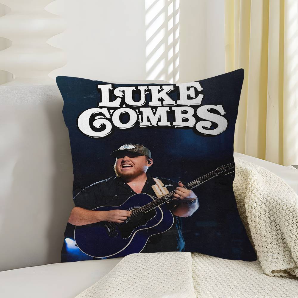 Singer Luke Combs Popular Music Album Pillowcases Home Bedding Decorative Pillow Cover Wedding Super Soft Pillow Case