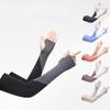 Two Fingers with Exposed Half Finger Ice Sleeves Thin Anti-UV Arm Sleeves Cycling
