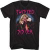 Американская классика Twisted Sister Хэви-метал группа Не Остановиться Рок-н-Ролл Взрослая Футболка