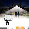 LED PIR Motion Sensor Floodlight Outdoor 20W 30W 50W 100W 150W 200W AC220V110V Waterproof Outdoor Projector Spotlight For Garden