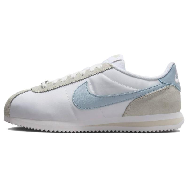 Nike Cortez Текстиль Белый Светлый Орехово-коричневый Саммит Белый Светлый Армейский Синий Кроссовки DZ2795-100