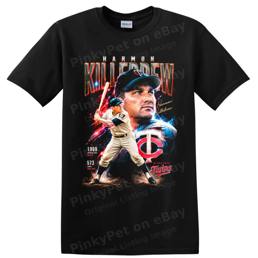 Harmon Killebrew Minnesota Twins Baseball Hall of Fame T Shirt Vintage Tee