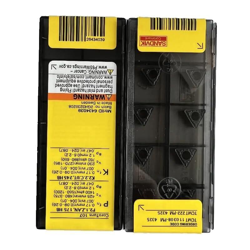 Оригинальный Sandvik / TCMT110308-PM 4325 / Твердосплавный резец для ЧПУ 10 шт.