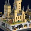 MOC Магический мир Средневековый замок Moc Микро Строительные Блоки Кирпичики Модель Сборка Блоки Хогвартс Игрушки Рождественские Подарки на День Рождения