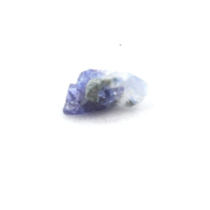 Pierre - Benitoite - San Benito Co. - 0.460 ct - Certificat d'authenticité - Gris