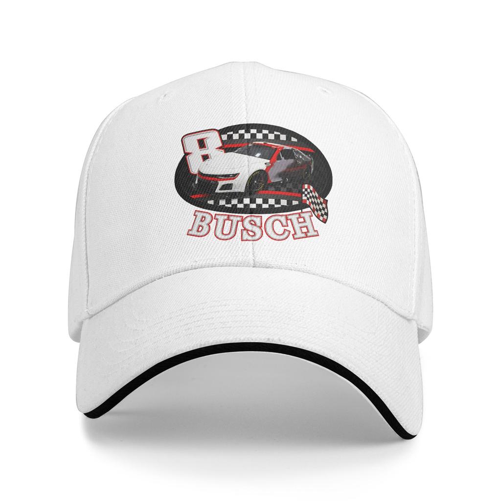 Number Kyle Busch Rip Baseball Caps Casual Sandwich Hats for Unisex Women Polyester Sun Hat Outdoor