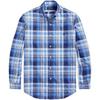 Polo SS22 Plaid Button-Down Slim Fit Long Sleeve Shirt Men Shirts Blue MNPOWOV16822346