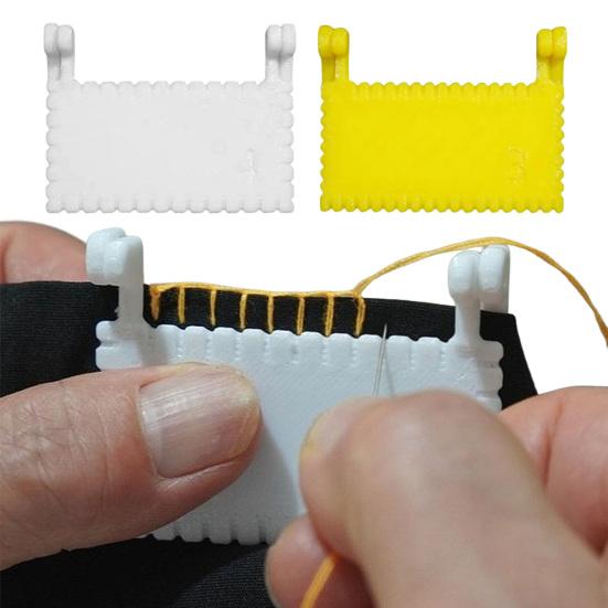 Edge Stitch Guide Edge Stitch Lock And Sewing Gauge Clip-on Sewing Tool Beginner Seam Ruler Stitch Gauge for Quilting Hemming Straight Stitch Lines