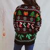 Women's Autumn/Winter Fashion Christmas Sweater Round Neck Long Seeve Sweater
