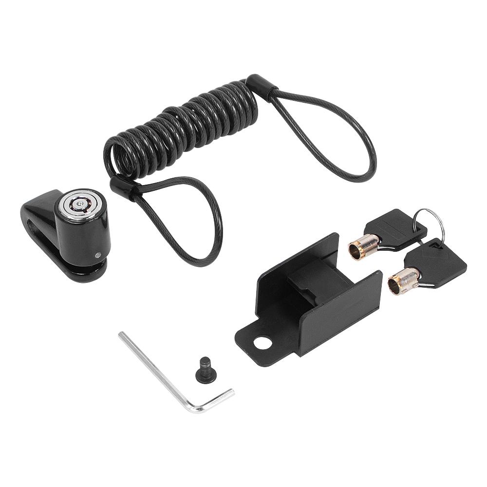 Противоугонный тормозной диск, ротор, предохранительный замок для Xiaomi M365 Pro 1S, замок дискового тормозного колеса для электрического скутера с кабелем напоминания