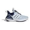 Adidas Rapidasport Boa Cushioning Durable Low-Top Casual Shoes Kids Casual Shoes White Blue ID3389
