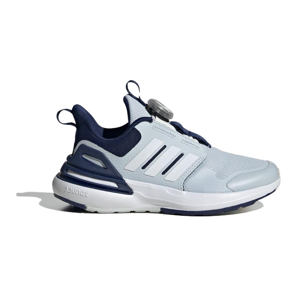 Adidas Rapidasport Boa Cushioning Durable Low-Top Casual Shoes Kids Casual Shoes White Blue ID3389
