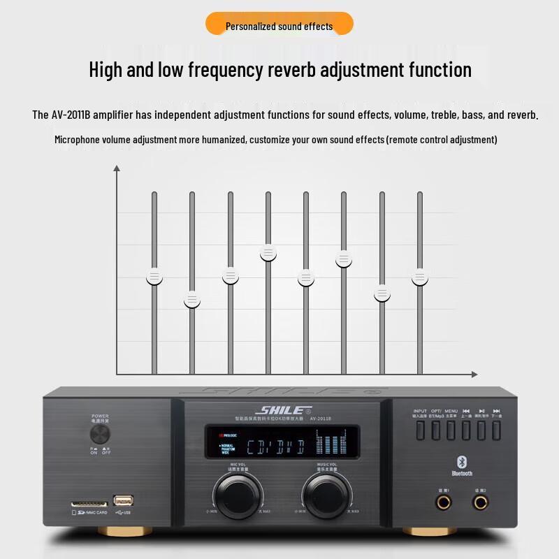SHILE Wireless Bluetooth Wall-Mounted Speaker System with Dual Mics (CN version)