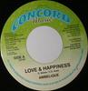 7-дюймовая пластинка AMBELIQUE - Love & Happiness CO02 Concord Music US Регги, Ска и Даб Б/У