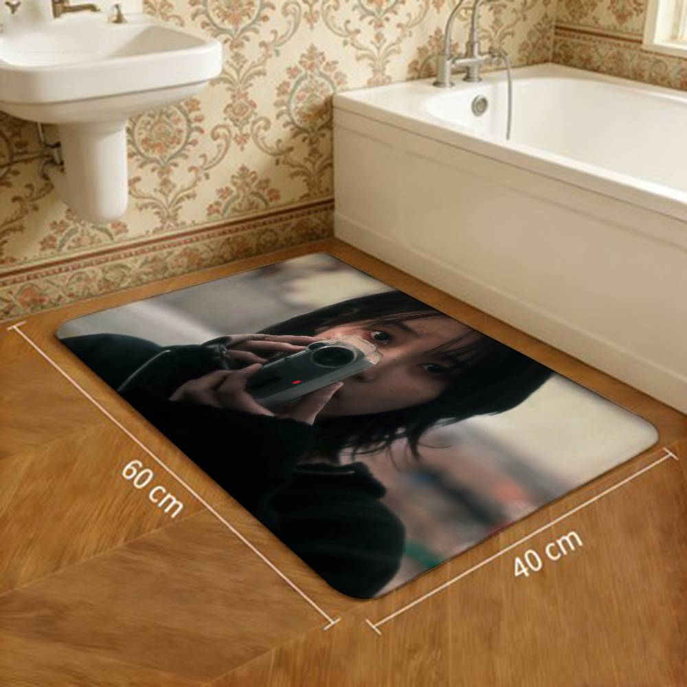 Korean singer IUs Room Mats Anti-slip Absorb Water Long Strip Cushion Bedroon Mat Household Carpets