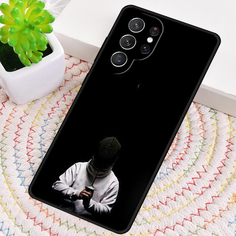 Fencing Sport Phone Case for Samsung Galaxy note 10 pro S26 Ultra S23 S24 FE S25 S21 S22 PLUS shockproof Cove