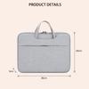 Laptop Bag Simple Fashion 13.3 14 15.6 Inch Notebook Case for Daily Commute Business Travel Use