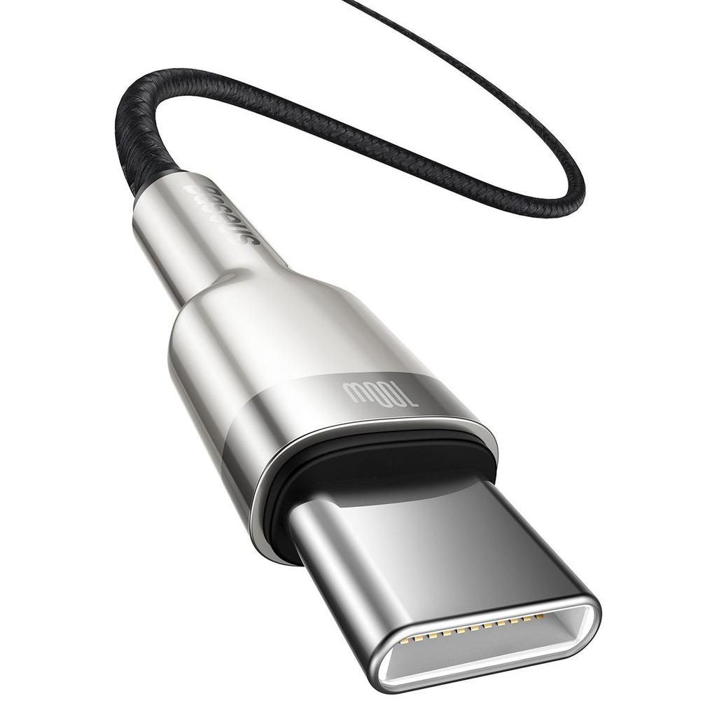 Kabel Usb-C Do Usb-C Baseus Cafule, 100W, 1M (Czarny)