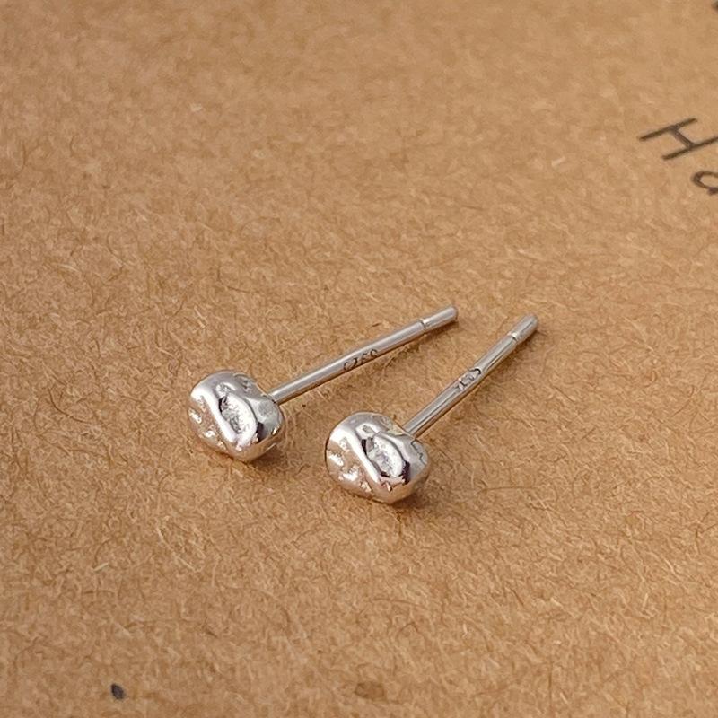 Серьги Alien Stone Lava Meteorite, маленькие нерегулярные серьги, серьги Doudou для женщин