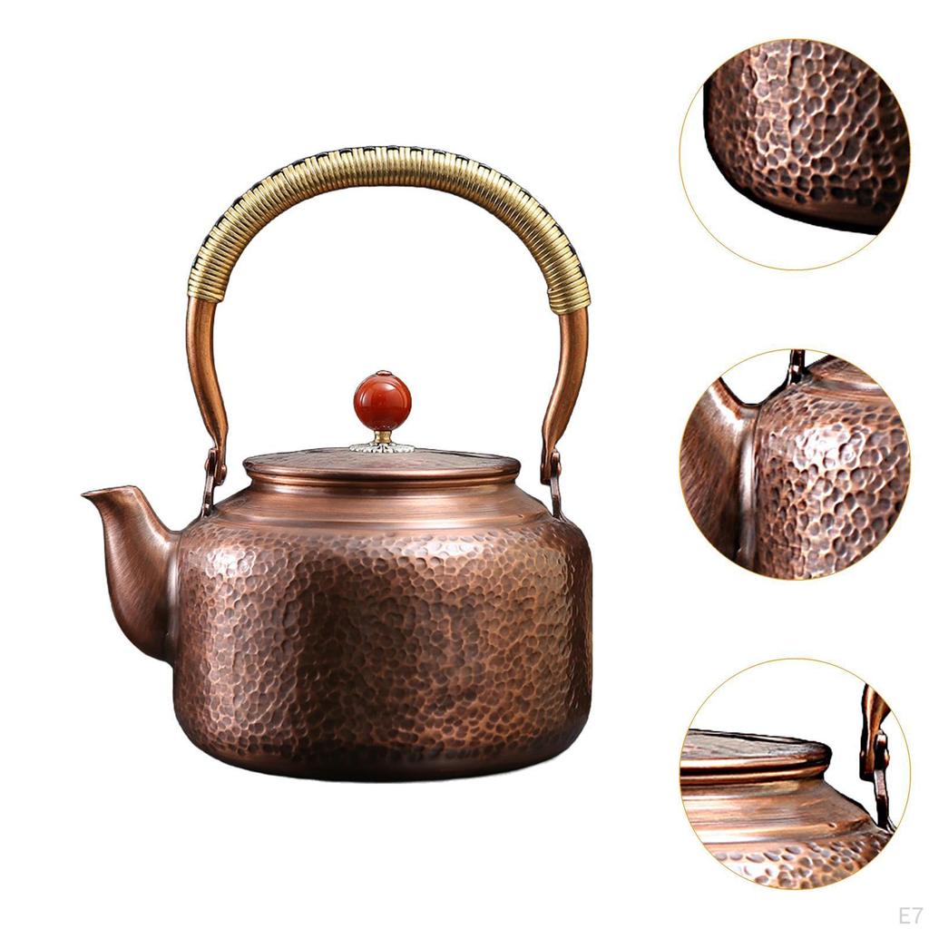 1300ml Handmade Copper Kettle for Kitchen And Tea Room