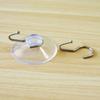 10Pcs/set Bathroom Wedding Supplies Rubber Hangers Clear Sucker Suction Cup Wall Hook Transparent