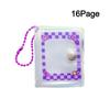 2 Inch Mini Photo Album Snap Button Design Backpack Keyring Photo Card Holder Portable Name Card Book Cartoon Transparent Album