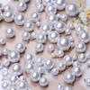 Подвеска Белый жемчуг Модные серьги Аксессуары Бусины россыпью 5/10 шт 4-16 мм Жемчужное ожерелье Материалы Имитация жемчуга DIY Изготовление ювелирных изделий бусины