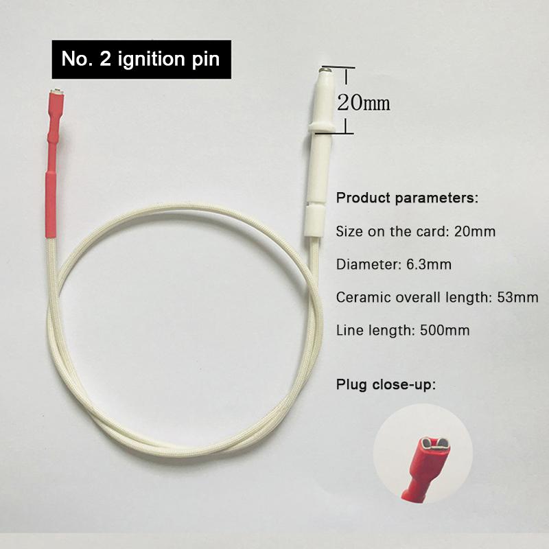 1Pc Line Gas Cooker Range Spare Parts Igniter Ceramic Electrode With Cable Rod