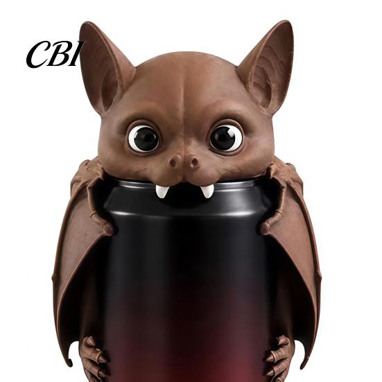 Seasonal Table Accents Bat Can Cover Soda Cap, 3D Printed Dust Beverage Lid for Standard Cans, Outdoor Picnic Drink Caps Reusable Funny Shaped
