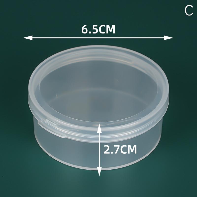 Пластиковый чехол-коробка для треугольных/круглых/квадратных пуховок, прозрачная губка-пуф, портативные дорожные косметички, чехол для хранения косметики