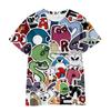 Funny TShirts Cartoon Game Alphabet Lore 3D Print Streetwear Boys Girls Casual Fashion Oversized T Shirt Kids Boy Girl Tees Tops