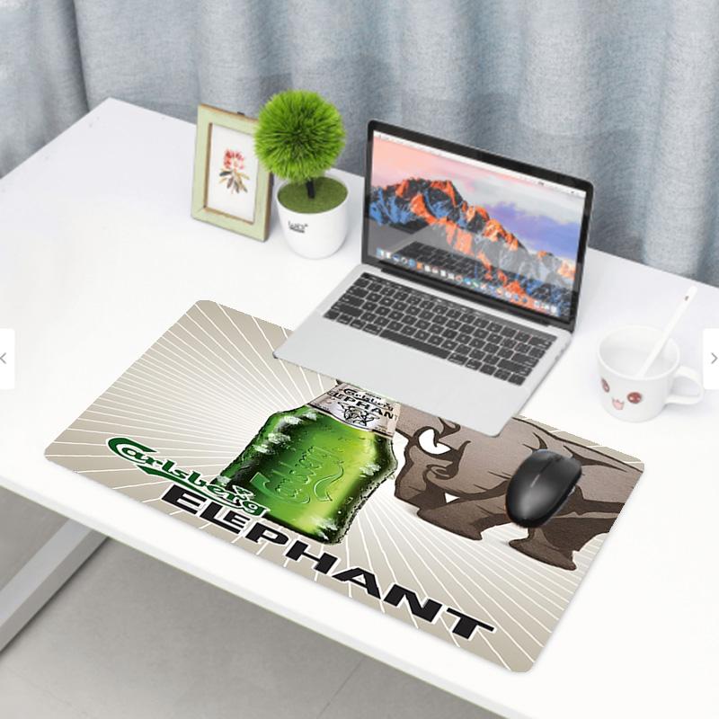 Carlsberg Print Mouse Pad, Anti‑Slip Desktop keyboard Mat, for PC Laptop Gaming Working Daily Use, Cool Festival Birthday Gift