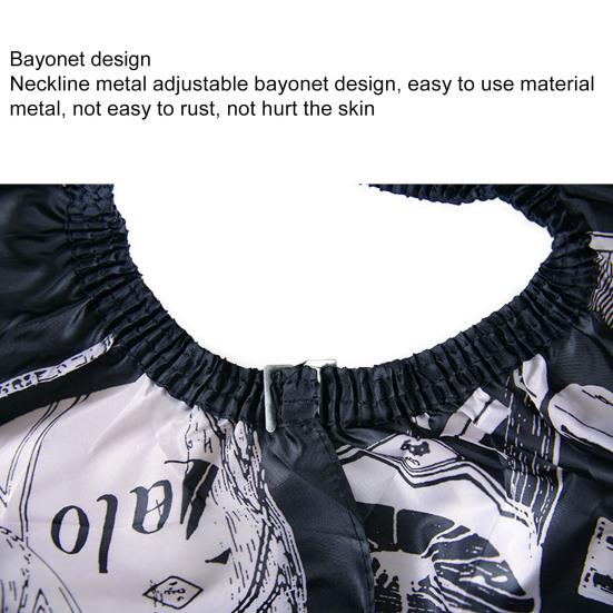 Salon Barber Cape Vintage Breathable Non-Sticky Cape Hair Fabric Professional Dustproof Anti-stick Hair Cutting Salon