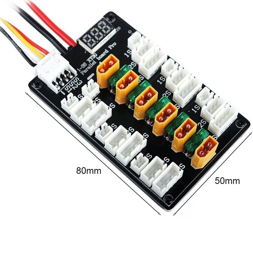 XT30 Plug Parallel Charging Board RC Battery Chargers for IMAX B6 Balance Charger RC Accessories